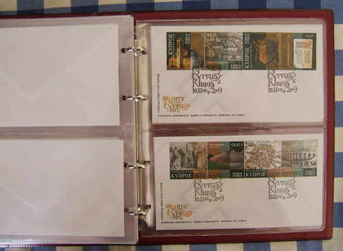 Cyprus stamps 2009 commemorative Deluxe Album 2